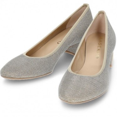 SCARPE CON TACCO MASCARO 50473 PLATA