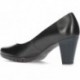SCARPE CON TACCO MERAVIGLIE I6070 NEGRO