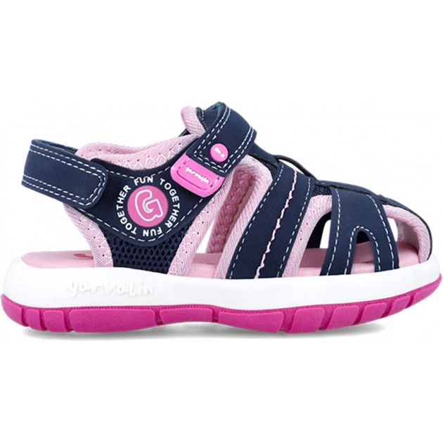 GARVALIN SANDALO CRABJER 242816-D AZUL_ROSA