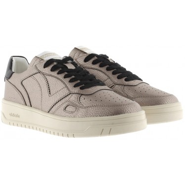 Scarpe da ginnastica Victoria 1257123 Seoul metallizzate PLATINO