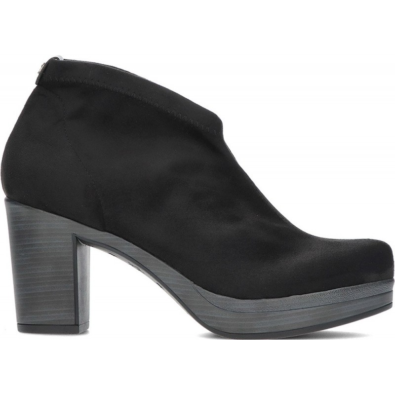 Stivaletti da donna PEDRO MIRALLES 26500 in camoscio elasticizzato NEGRO
