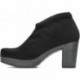 Stivaletti da donna PEDRO MIRALLES 26500 in camoscio elasticizzato NEGRO