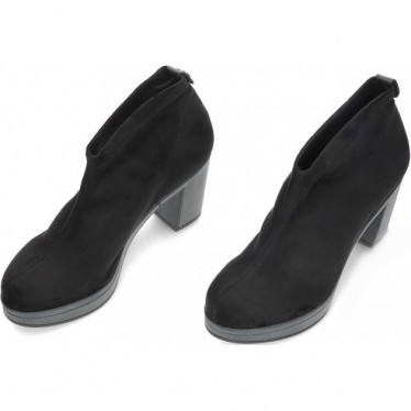 Stivaletti da donna PEDRO MIRALLES 26500 in camoscio elasticizzato NEGRO