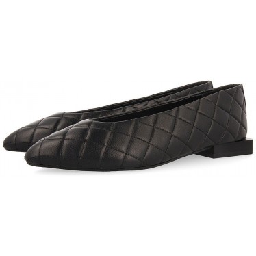 Gioseppo 64518 Ballerina Sigdal in pelle imbottita NEGRO