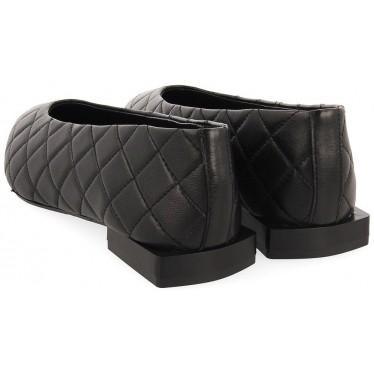 Gioseppo 64518 Ballerina Sigdal in pelle imbottita NEGRO