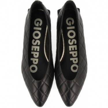 Gioseppo 64518 Ballerina Sigdal in pelle imbottita NEGRO