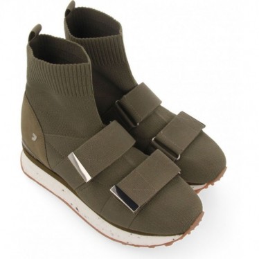 Gioseppo 67734 Sneaker Elva tipo calzino KAKI