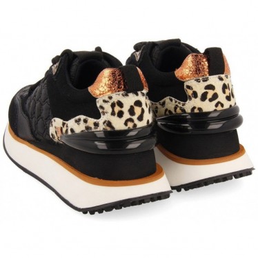 Gioseppo 64339 Sneakers Skien con stampa animalier NEGRO