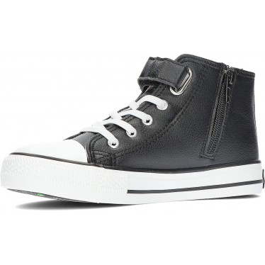 SNEAKER UNISEX CONGUITOS NAPA KIDS 283007 BLACK