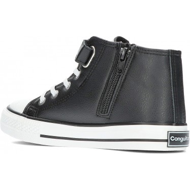 SNEAKER UNISEX CONGUITOS NAPA KIDS 283007 BLACK