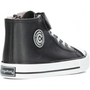 SNEAKER UNISEX CONGUITOS NAPA KIDS 283007 BLACK