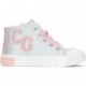 Le sneakers unisex CONGUITOS portano 127004 alta LETTERS_SILVER