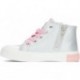 Le sneakers unisex CONGUITOS portano 127004 alta LETTERS_SILVER
