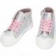 Le sneakers unisex CONGUITOS portano 127004 alta LETTERS_SILVER