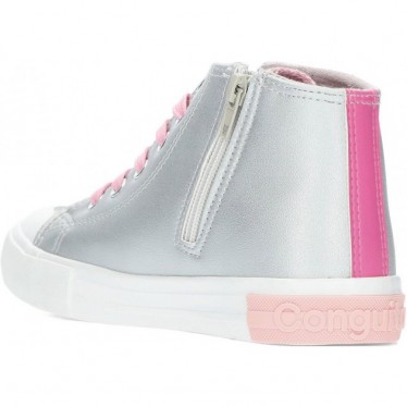 CONGUITOS sneakers da bambina 264004G LETTERS_SILVER