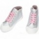 CONGUITOS sneakers da bambina 264004G LETTERS_SILVER