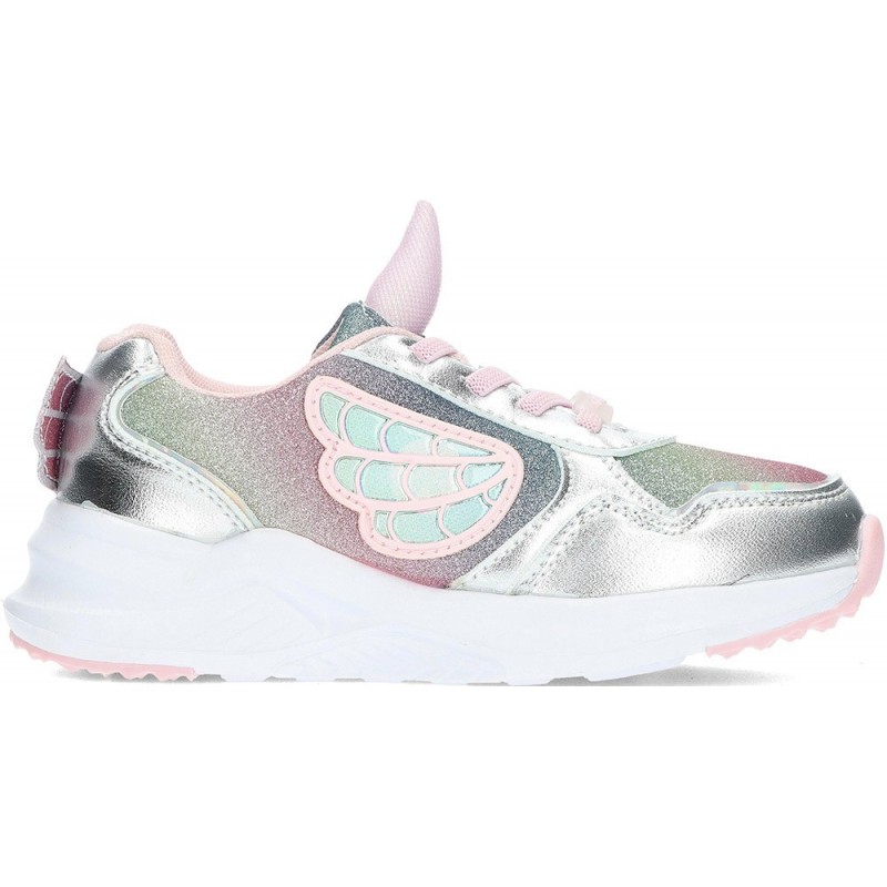 CONGUITOS 261018 sneakers da bambina con luci UNICORN_SILVER