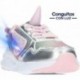 CONGUITOS 261018 sneakers da bambina con luci UNICORN_SILVER
