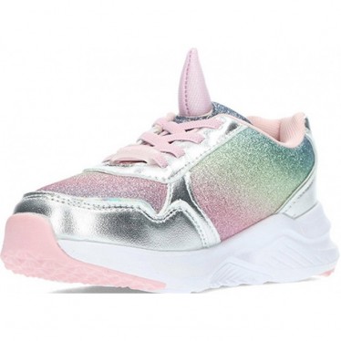 CONGUITOS 261018 sneakers da bambina con luci UNICORN_SILVER