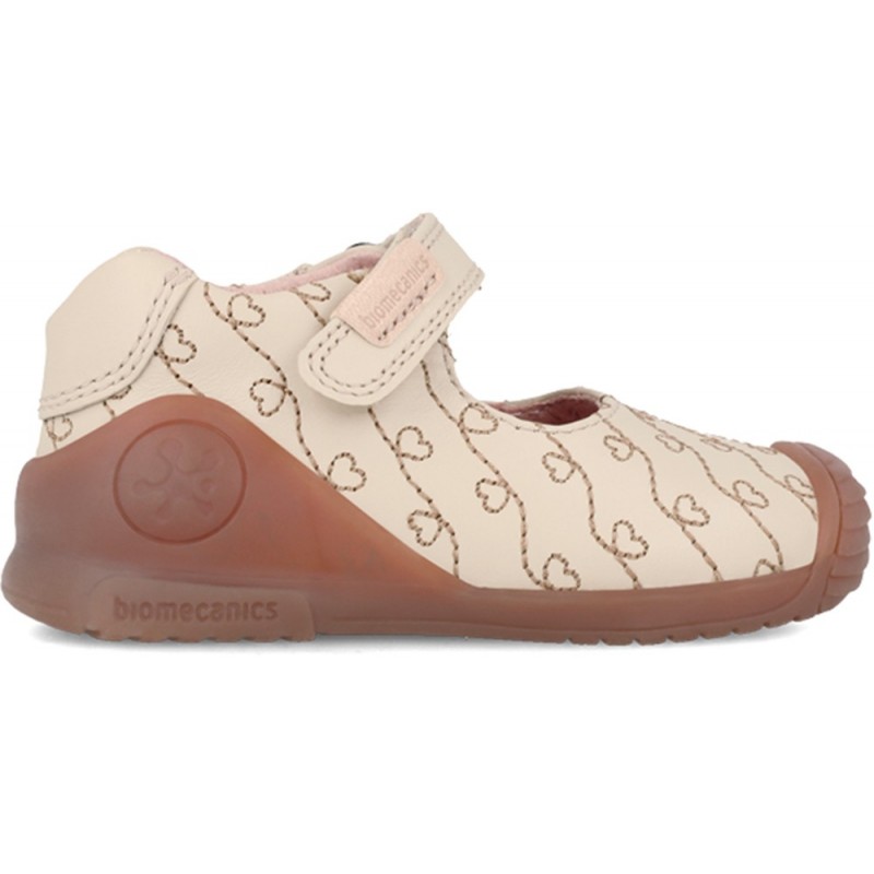 Ballerina per bambina Biomecanics 241100 Stampa cuore LATTE_MACCHIATO