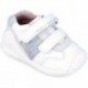 SNEAKER PRIMI PASSI BIOMECANICS GLITTER 242112 BLANCO