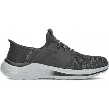 SKECHERS sneakers da uomo 210803 newick BLACK