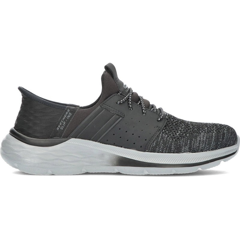 SKECHERS sneakers da uomo 210803 newick BLACK