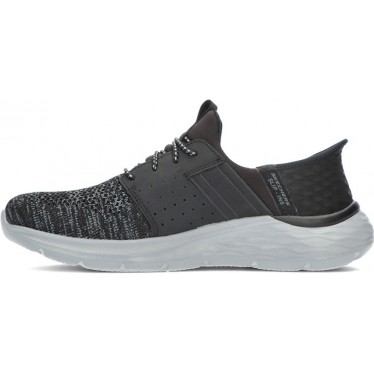 SKECHERS sneakers da uomo 210803 newick BLACK