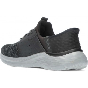 SKECHERS sneakers da uomo 210803 newick BLACK