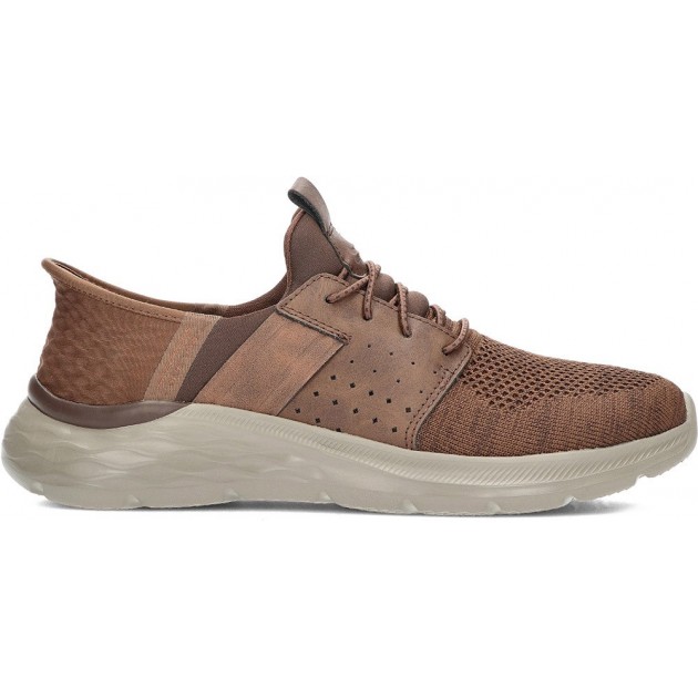 SKECHERS sneakers da uomo 210803 newick DARK_BROWN