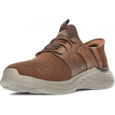 SKECHERS sneakers da uomo 210803 newick DARK_BROWN