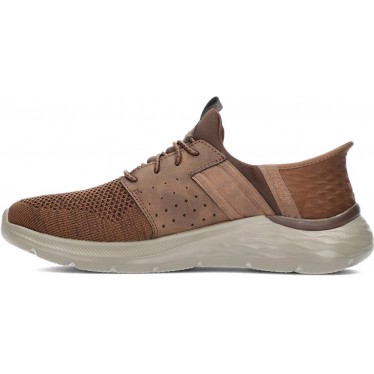 SKECHERS sneakers da uomo 210803 newick DARK_BROWN