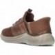 SKECHERS sneakers da uomo 210803 newick DARK_BROWN