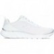 SKECHERS 150206 sneakers flex da donna WHITE_SILVER