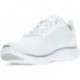 SKECHERS 150206 sneakers flex da donna WHITE_SILVER