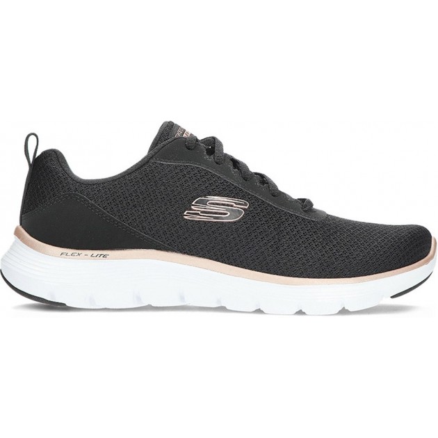 SKECHERS 150206 sneakers flex da donna BLACK_ROSE_GOLD SKECHERS 150206 sneakers flex da donna BLACK_ROSE_GOLD