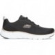 SKECHERS 150206 sneakers flex da donna BLACK_ROSE_GOLD