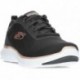 SKECHERS 150206 sneakers flex da donna BLACK_ROSE_GOLD