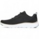 SKECHERS 150206 sneakers flex da donna BLACK_ROSE_GOLD