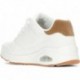 SKECHERS sneakers da uomo 183004 WHITE