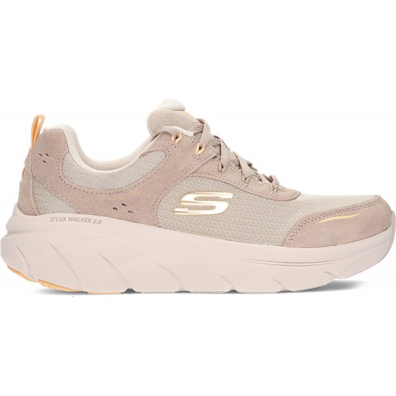 SKECHERS 150108 scarpe da ginnastica da donna walker TAUPE_ORANGE