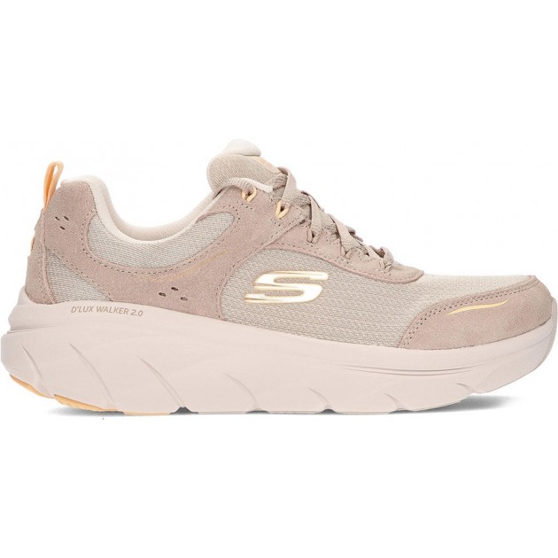 SKECHERS 150108 scarpe da ginnastica da donna walker TAUPE_ORANGE SKECHERS 150108 scarpe da ginnastica da donna walker TAUPE_ORANGE