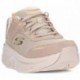 SKECHERS 150108 scarpe da ginnastica da donna walker TAUPE_ORANGE
