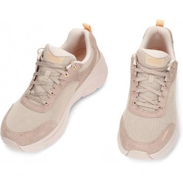 SKECHERS 150108 scarpe da ginnastica da donna walker TAUPE_ORANGE