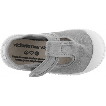 SANDALI VICTORIA 136625 TELA UNISEX GRIS