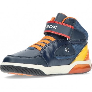 STIVALI EAGLE GEOX J369CB NAVY_ORANGE