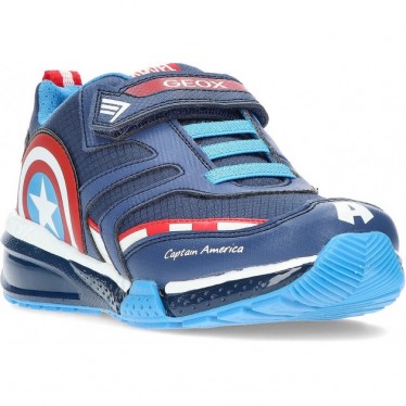 SPORT GEOX CAPITAN AMERICA J36FEC NAVY_RED