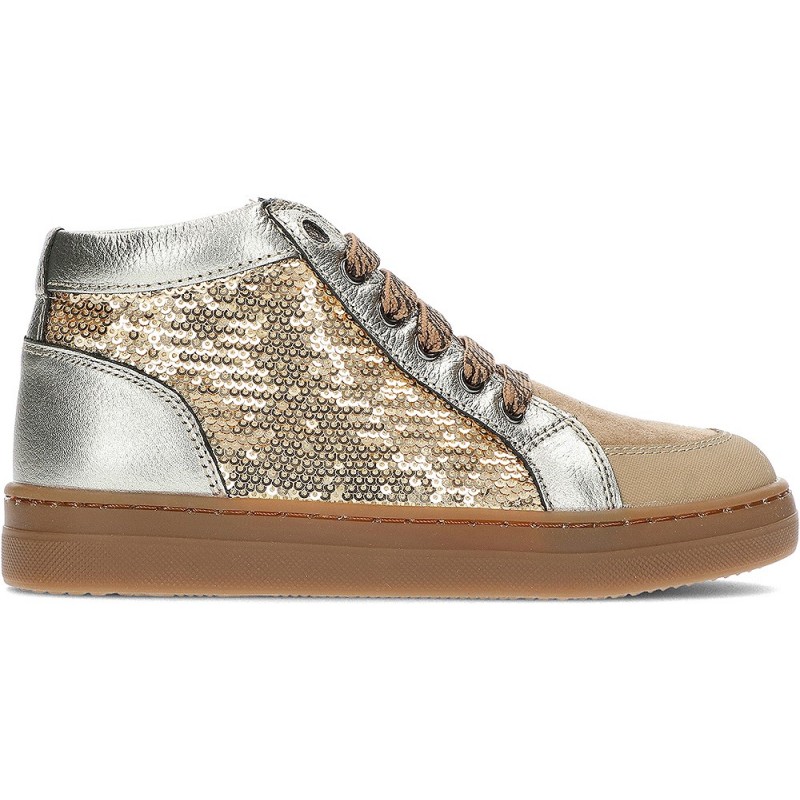 STIVALETTO GARVALÍN GLITTER 231542-B PLOMO