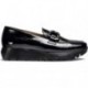 Meraviglie A-2474 Mocassino rosa NEGRO