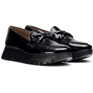 Meraviglie A-2474 Mocassino rosa NEGRO